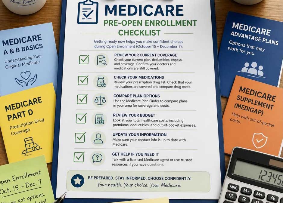 The Pre Open Enrollment Checklist - Medicare